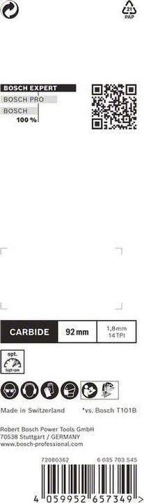 Produktbild Bosch Professional Zubehör EXPERT 'Laminate Clean' T 128 BHM Stichsägeblatt, 2 Stück