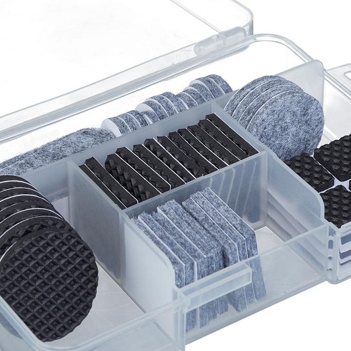 Image du produit Relaxdays 136x patins de meubles (Planeurs en feutre, 136 pcs)