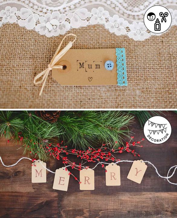 Actual product image I Am Creative Advent Calendar Tags