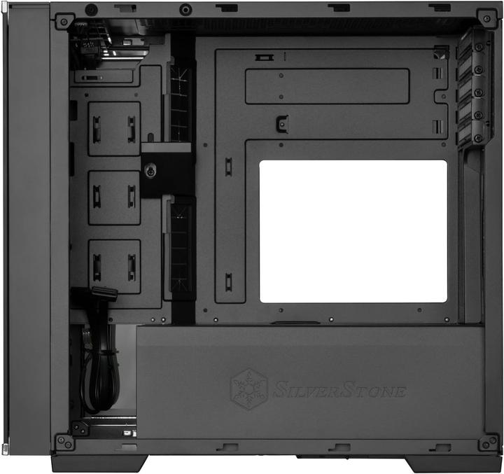 Image du produit Silverstone SST-LD01B Lucid Mini Tower Micro ATX Computer Case, Silent High Airflow Performance, 3x (mATX)