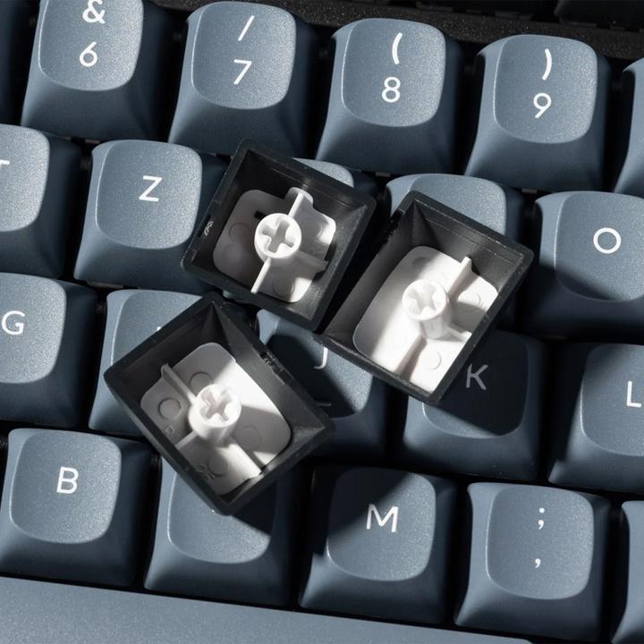 Productafbeelding Keychron K8 Pro (zwart/blauw, DE layout, Gateron G Pro Brown, hot-swap, aluminium frame, RGB, PBT) (DE)