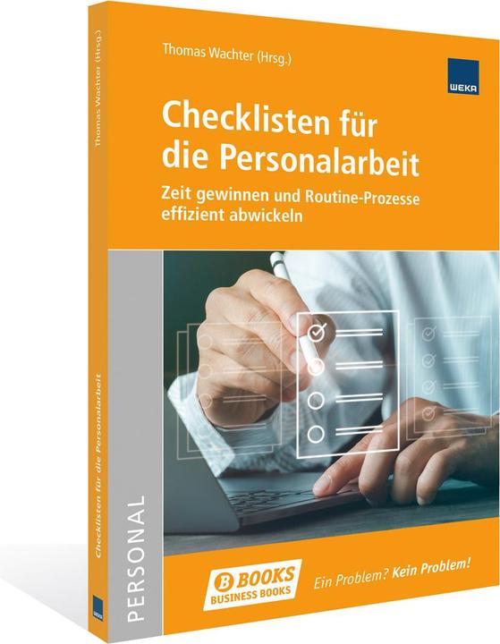 Actual product image Checklists for personnel work (German, Thomas Wachter, 2023)
