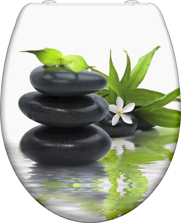 Produktbild Schütte WC Sitz Duroplast WC-Sitz JASMIN Absenkautomatik Schnellverschluss Quick Release 82367 Steine