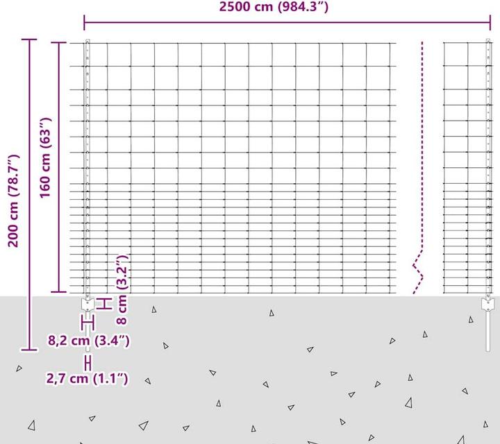 Produktbild vidaXL Aussenbarriere