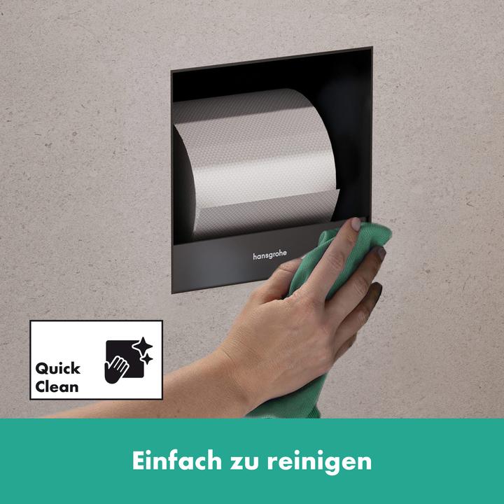 Produktbild hansgrohe HG WC-Papierhalter XtraStoris Original 150x150x140mm mattschwarz