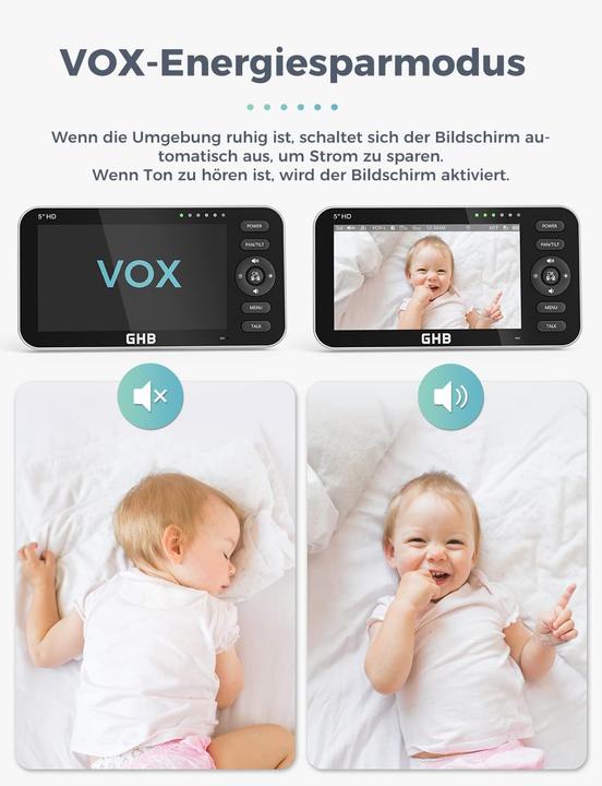 Actual product image GHB Baby monitor (Video & Audio)