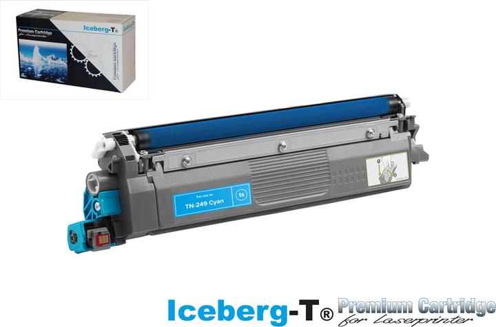 Actual product image Iceberg-T Toner TN-249C 4'000 Seiten, cyan (C)