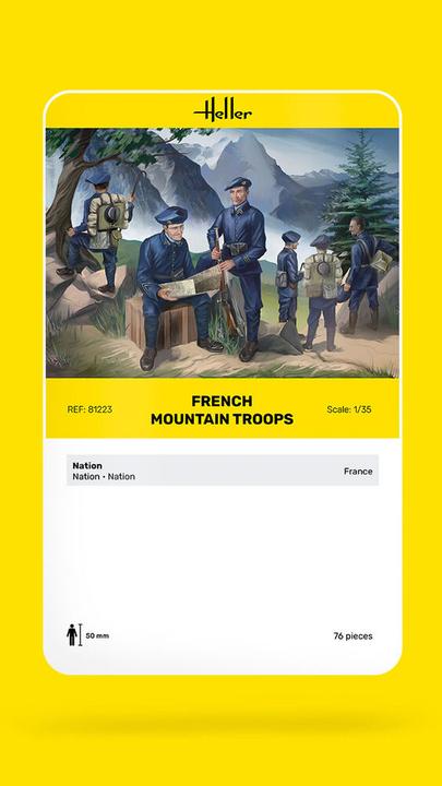Actual product image Heller French Mountain Troops