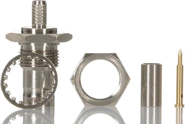 Actual product image RS PRO Socket coaxial connector BNC connector, panel mounting, crimp connection, for BT 2003
