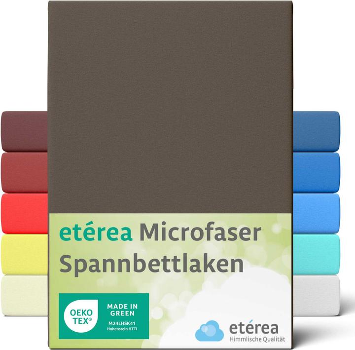Actual product image Etérea Microfibre Jersey Fitted Sheet (60 x 120 cm, 70 x 140 cm)
