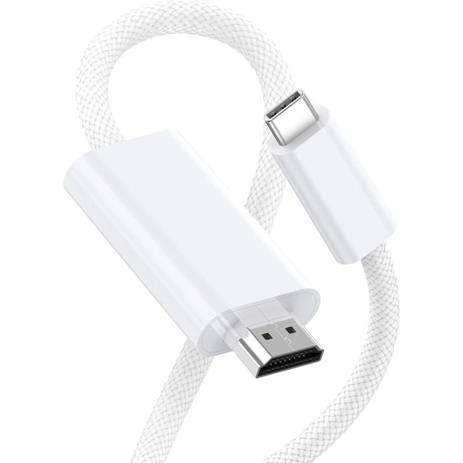 PowerGuard Da USB-C a HDMI Monitor TV 4K Ultra HD Connessione 60Hz 2m (2 m), Cavo video