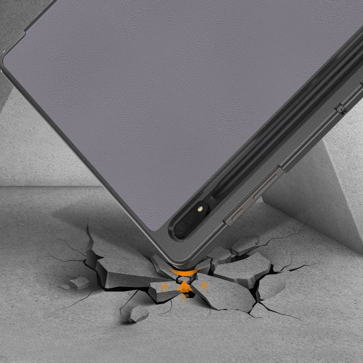 Immagine prodotto Cover-Discount Galaxy Tab S9 Ultra - Custodia Smart Tri-fold grigia (Galaxy Tab S9 Ultra)