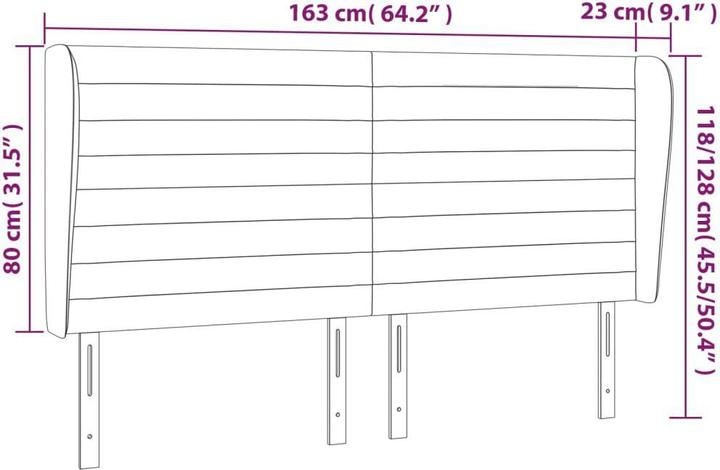 Immagine prodotto vidaXL Freya (163 x 23 x 128 cm)