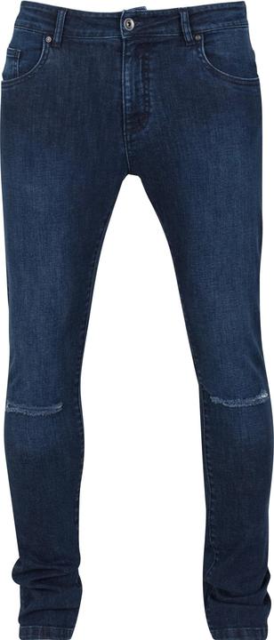 Actual product image Urban Classics Slim Fit Knee Cut Denim Pants (34)