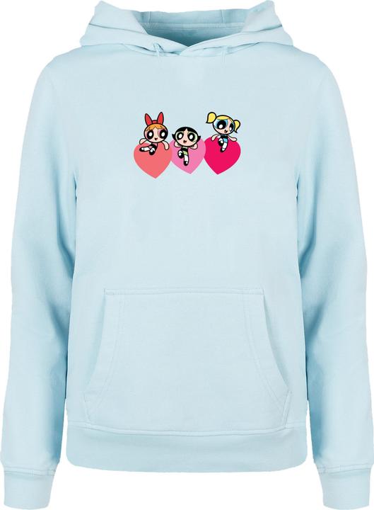 Image du produit Merchcode Ladies The Powerpuff Girls - Triple Heart Basic Hoody - 189763 (S)