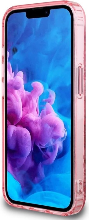 Produktbild Guess Case IML Flowers MagSafe for iPhone 16e pink (Apple iPhone 16e)