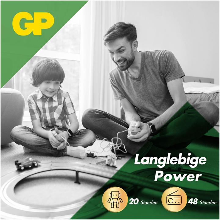 Produktbild GP Batteries 9V Batterie GP Alkaline Super 9V 8 Stück (8 Stk., 9V Block)