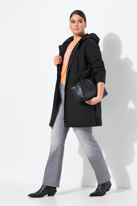Image du produit Ulla Popken Veste Softshell HYPRAR à capuche, déperlante (46, 48)