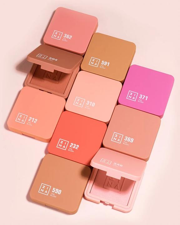 Actual product image 3INA The Blush (310 Light Peach)