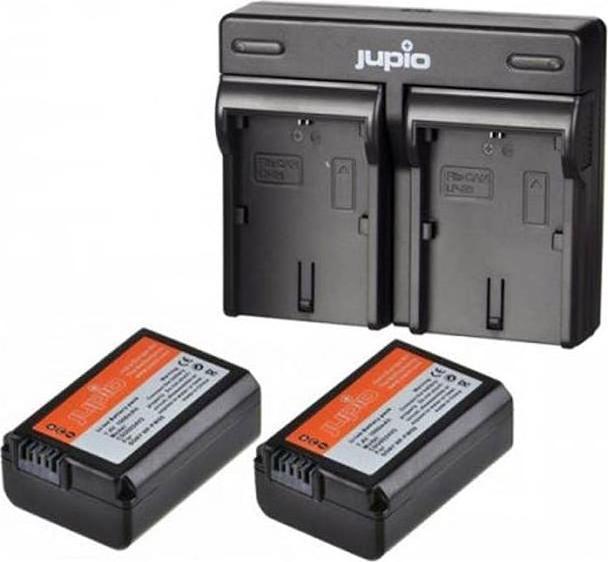 Produktbild Jupio Dual Ladegerät für Sony NP-FW50 + 2x Akkus
