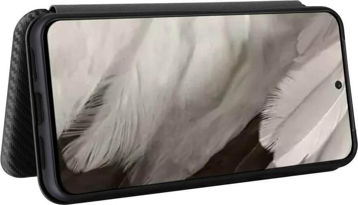 Actual product image Cover-Discount Google Pixel 8 - Carbon Look Flip Case black (Google Pixel 8)