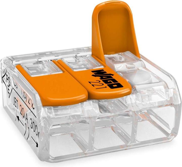 Immagine prodotto Wago Morsetto di collegamento COMPACT 3 volte 50 pezzi