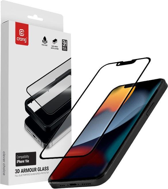 Actual product image Crong 3D Armour Glass (1 pcs., Apple iPhone 13, Apple iPhone 13 Pro, Apple iPhone 14, Apple iPhone 16e)