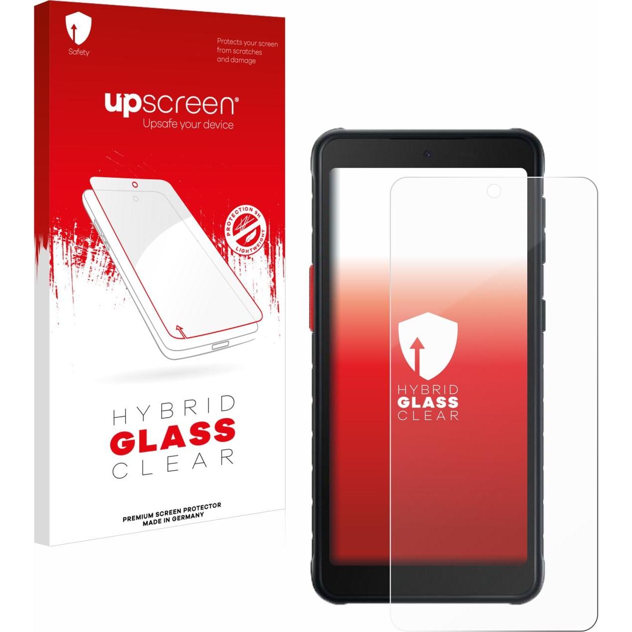 upscreen Scratch Shield Panzerglasfolie (1 Stück, Samsung Galaxy S21), Smartphone Schutzfolie, Transparent
