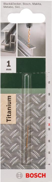 Immagine prodotto Bosch Zubehör Trapano per metalli HSS 1 mm A (1 mm)