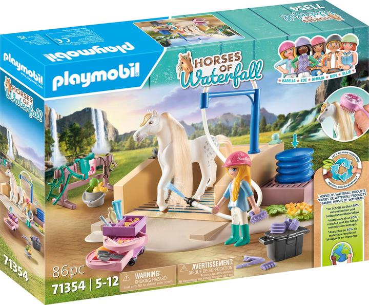 Playmobil Isabella & Leeuwin met wastafel (71354, Playmobil Paarden van Waterval)