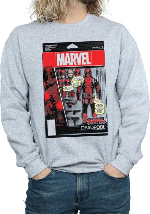 Produktbild Deadpool Action Figure Sweatshirt (M)