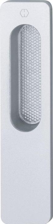 Hoppe Lift and slide door OMEGA outside angular, aluminium silver anodised