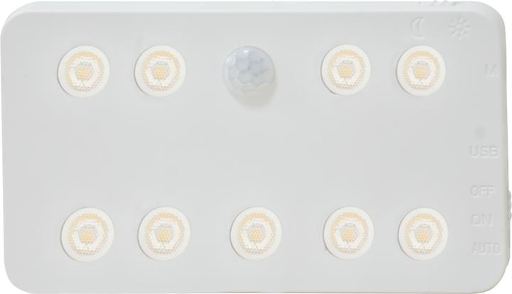 REV LED-Akku-Wandleuchte, Bewegungsmelder, 1,5W, CCT, 110lm, warmweiss, neutralweiss, kaltweiss, IP20 (110 lm)
