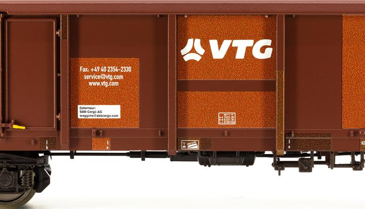 Image du produit Piko Coffret de 2 wagons off. Wagon marchandises Eaos trafic betteravier CH VTG VI (Voie VI)