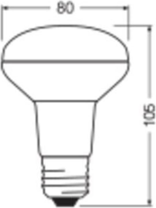 Produktbild Ledvance LED-Reflektorlampe (E27, 4.80 W, 350 lm, 1 x, F)
