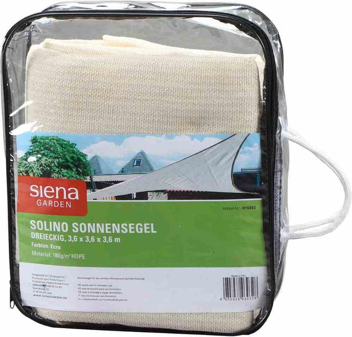 Produktbild Siena Garden Sonnensegel (360 x 360 x 360 cm)