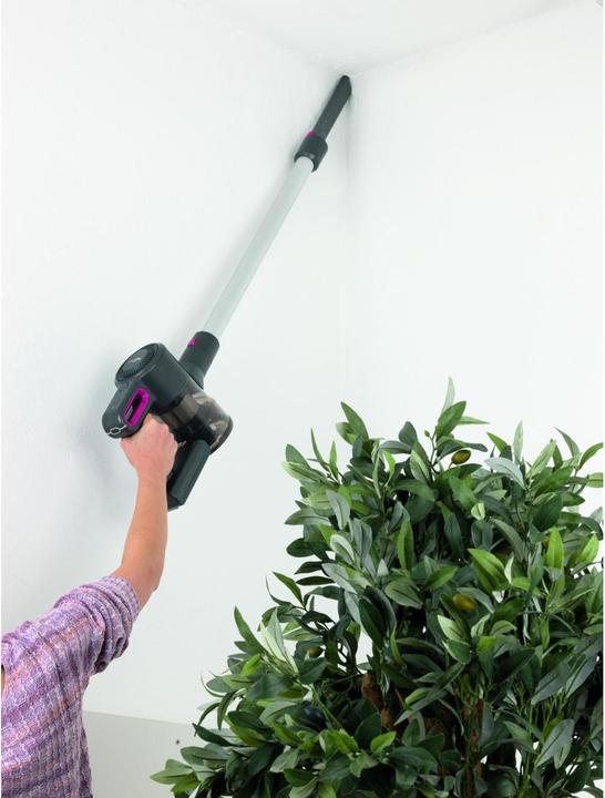 Actual product image Maxxmee Cordless vacuum cleaner cyclone 22.2 V, anthracite/pink