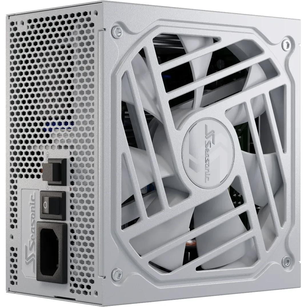 Thumbnail - Seasonic Focus GX White - 1000W + 12VHPWR Cable (1000 W), PC Netzteil, Weiss