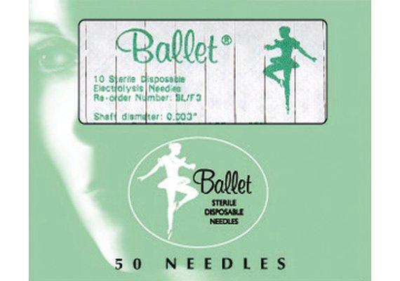 Image du produit Ballet Aiguilles à épiler F2 non isolées 50 pces (50 x)