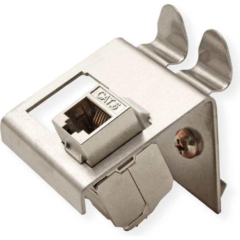 Thumbnail - Value Hutschienen-Adapter für 2 Keystones (Keystone Modulhalter), Netzwerk Zubehör