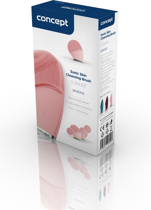 Actual product image Concept SK9002 Sonic brush for cleaning reddish skin