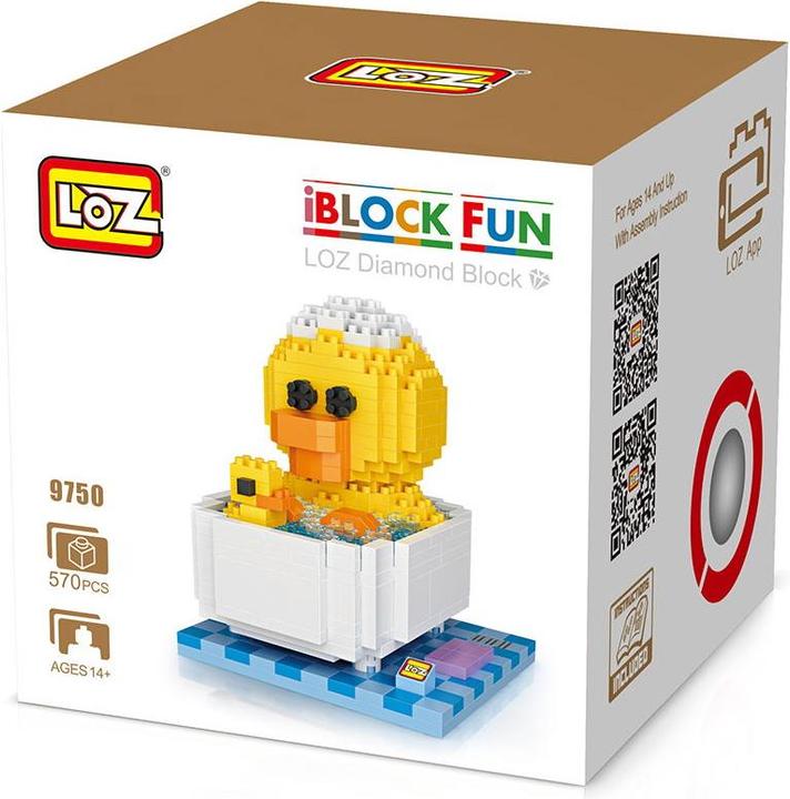 Produktbild LOZ Diamond Blocks Cartoon Mini Nano Diamond Brick Pink Flamingo