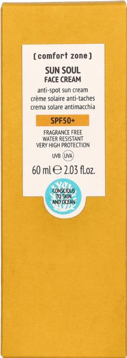 Image du produit Comfort Zone Sun Soul (Crème solaire visage, SPF 50+, 60 ml, 60 g)
