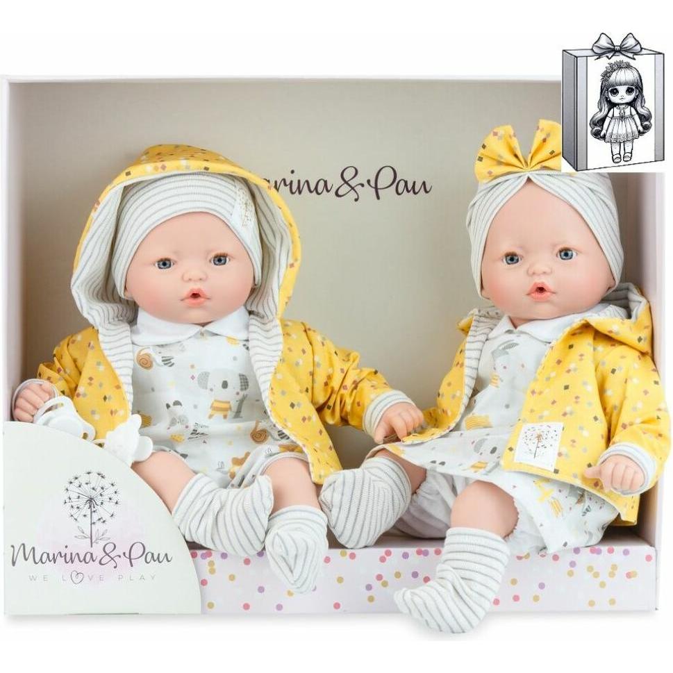 Marina & Pau Baby doll Pitus 40 cm (0585)