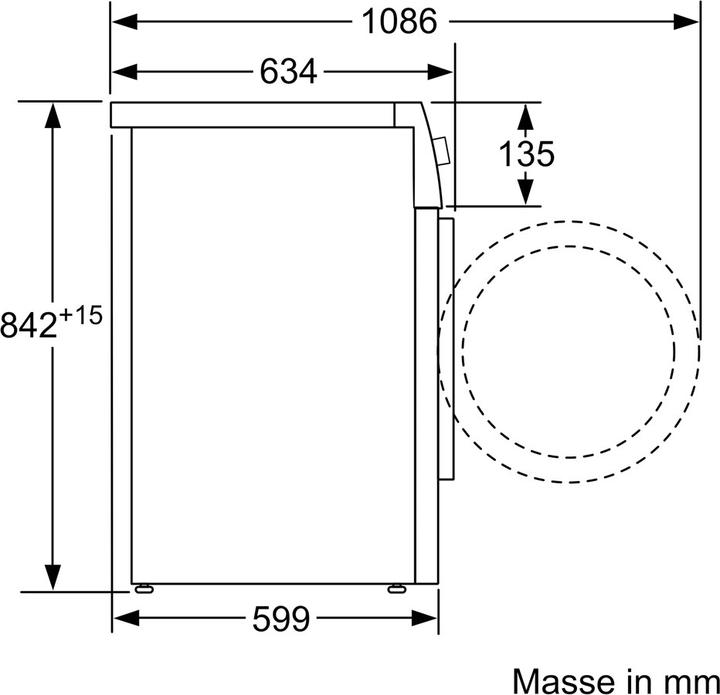 Produktbild Siemens iQ800 WT7HXE90CH (9 kg, Rechts, CH-Stecker)