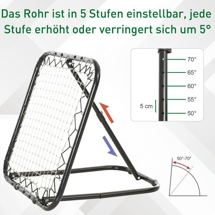 Actual product image Swisshandel24 Football rebounder foldable kickback goal rebound wall net for baseball basketball Adjustable in 5