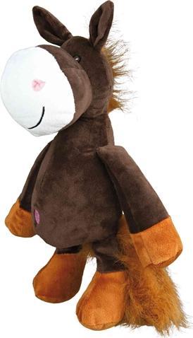 Trixie Paard met dierenstem 32cm (Pluche speelgoed)