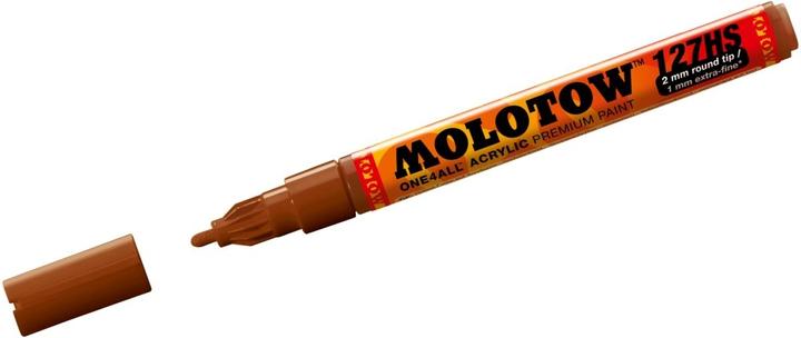 Actual product image Molotow Permanent marker One4All 127 HS refillable 2mm hazelnut brown (Hazel, 2 mm, 1 x)