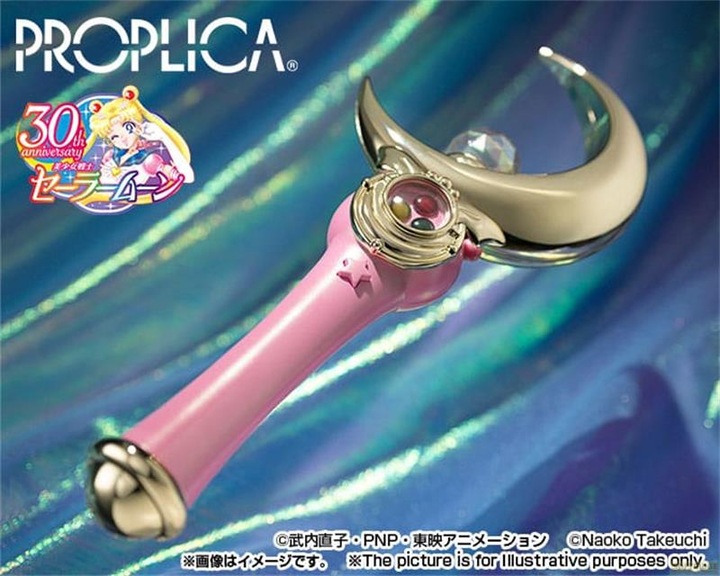 Image du produit Bandai Sailor Moon Proplica Réplique 1/1 Sceptre de la Lune Brilliant Color Edition 26 cm