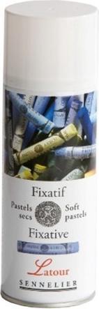 Sennelier Fixativ Latour Pastelle 400ml, farblos, matt (Transparent, 0.40 l)